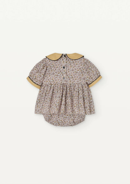 Rompers with frill skirt - Cashmere [Popelin] (25SS)