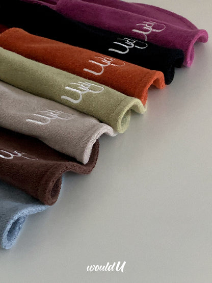 【オーダー会】cloud terry bibs [wouldU]【2025年11月下旬以降順次お届け予定】
