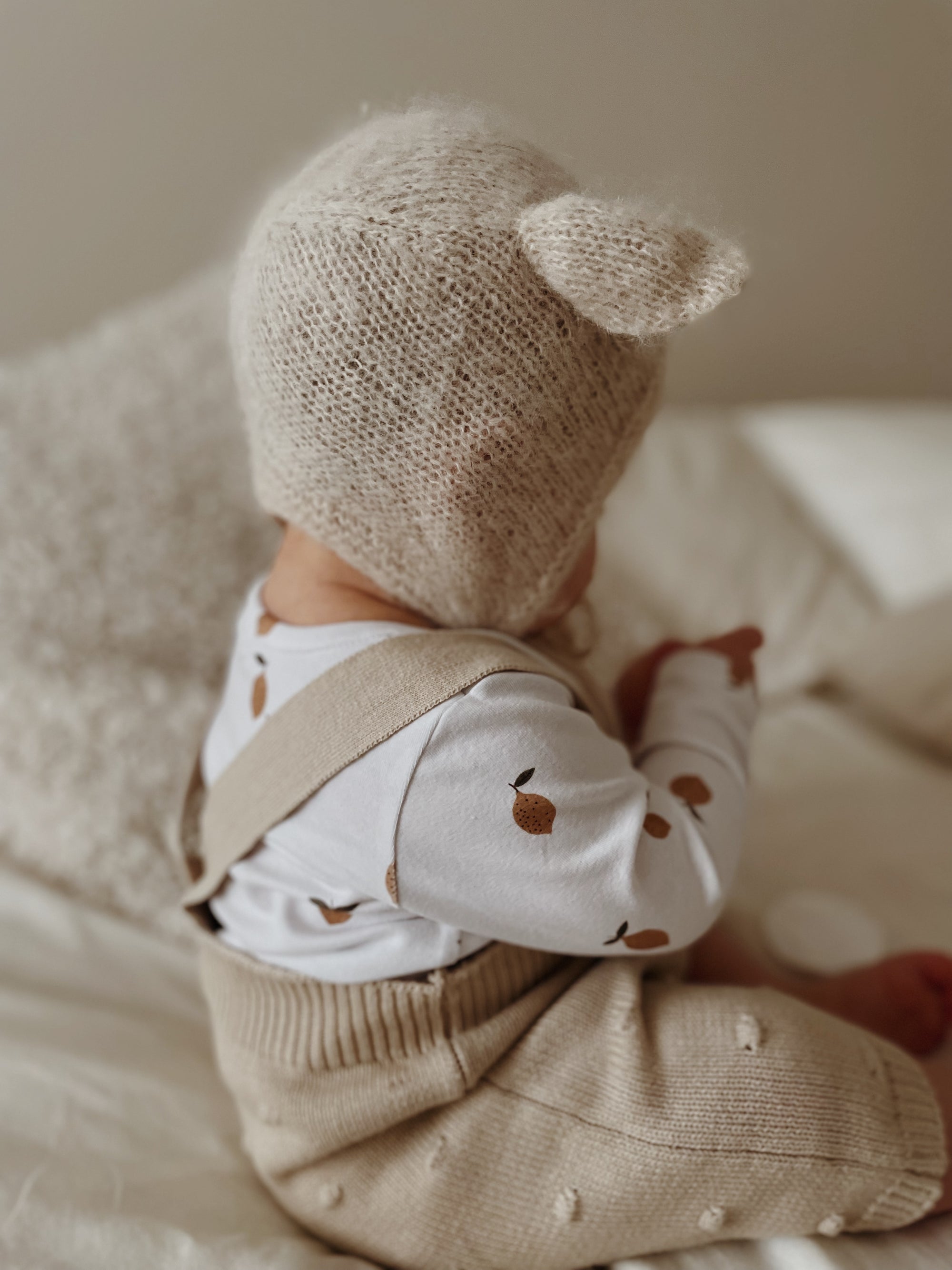 Fairy Bonnet Alpaca & Silk - Creme  [GANG OF KIDS]