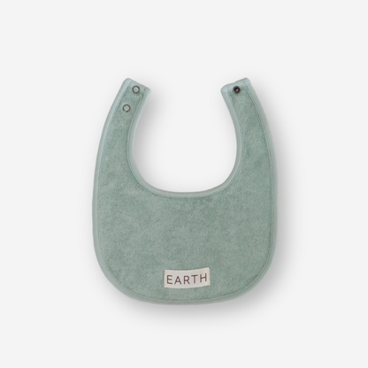 Organic Bib - Sage Green [EARTH THE ARCHIVE] (26AW)