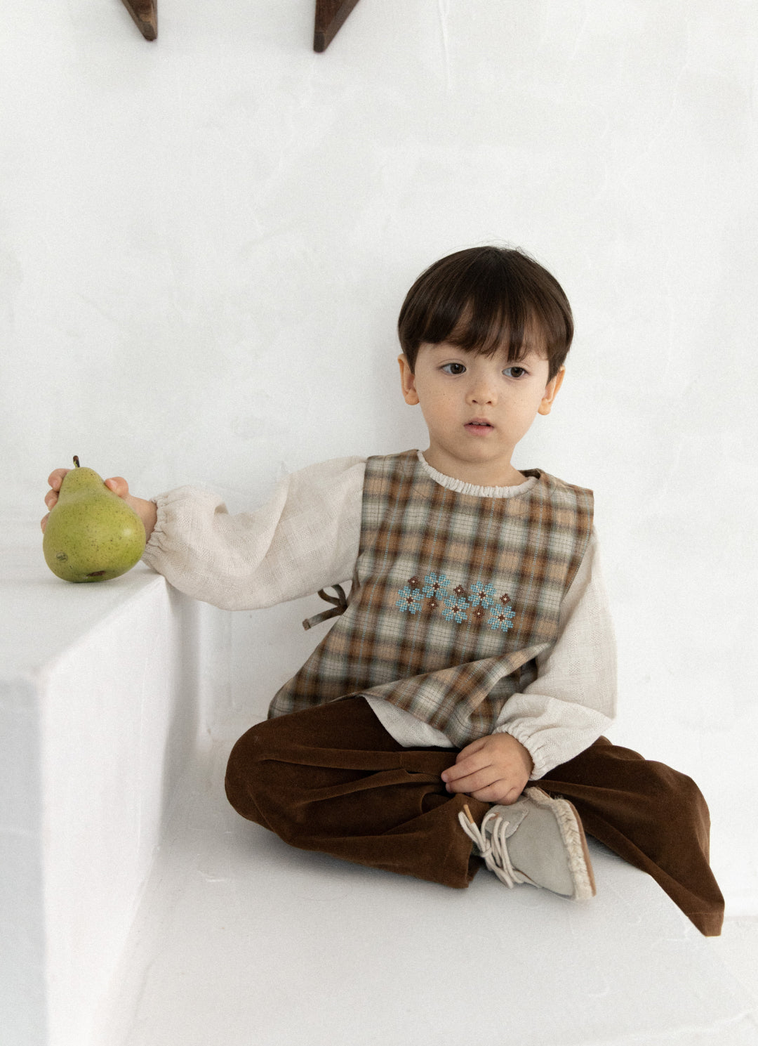 Forest Check Vest  [Doucement] (25AW)【2025年10月下旬以降お届け予定】