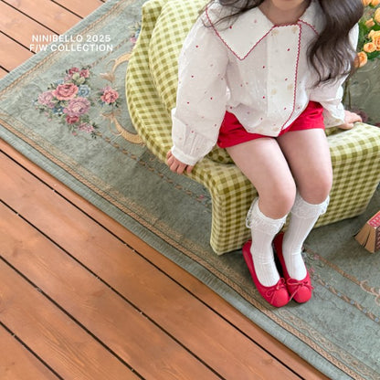 【予約販売】Spring pin coat blouse [NINIBELLO] (26SS)【2026年2月下旬以降順次発送】