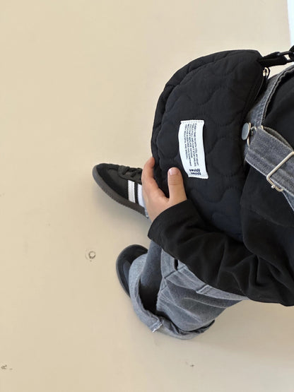 【オーダー会】Couple Cross Bag - Black Beige [wouldU]【2025年11月下旬以降順次お届け予定】