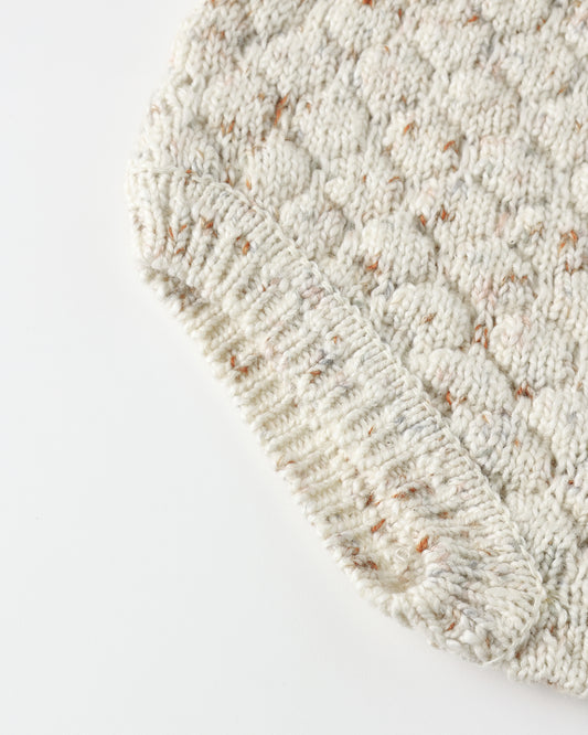 KNIT BLOOMER - NATURAL CONFETTI [QUINCY MAE] (25AW) Drop1