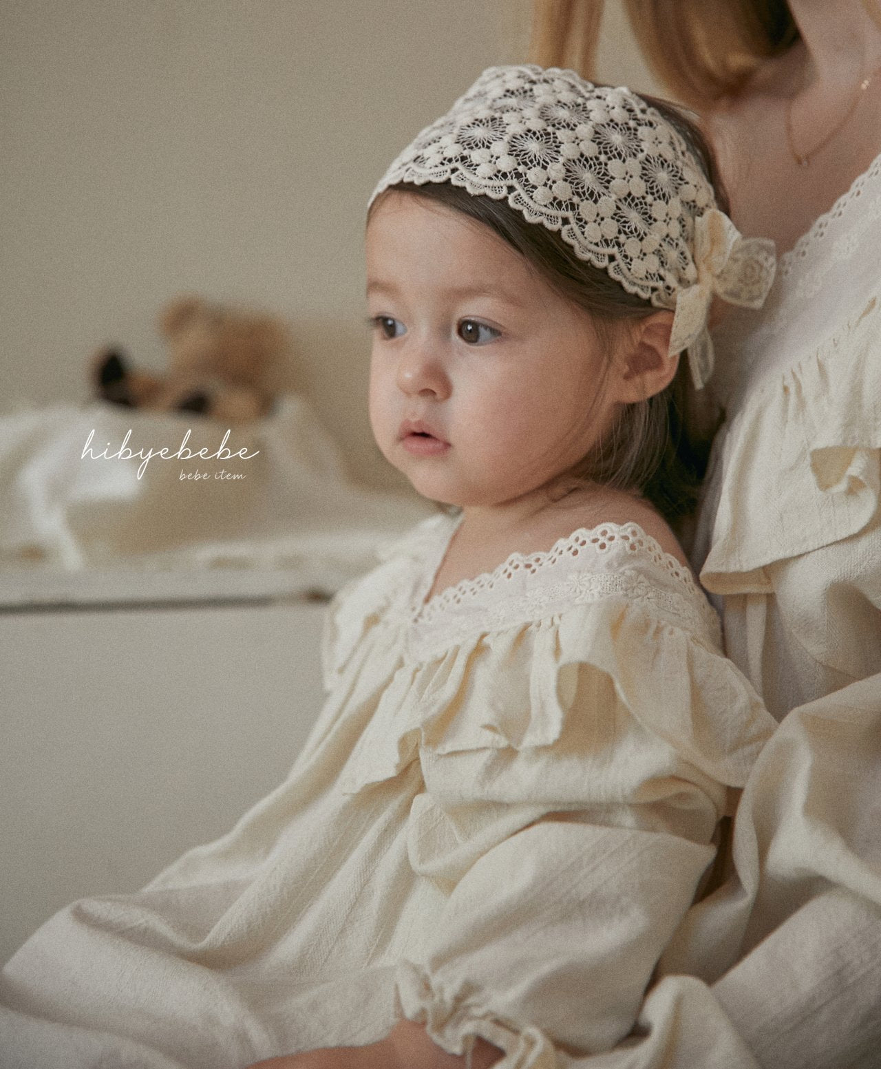 [hi bye bebe] V frill onepiece