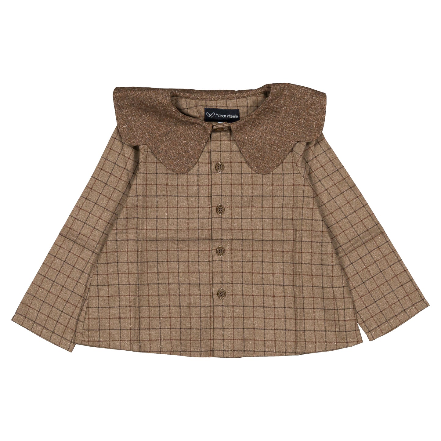 【オーダー会】 Shirt OPERA - brown tiles [Maison Marelle](25AW Drop1) 【2025年12月中旬以降発送予定】