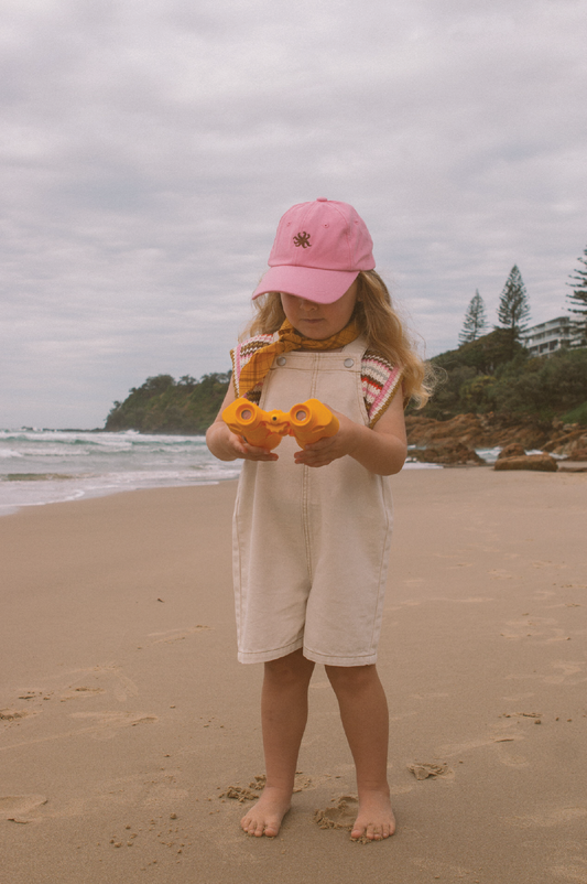 Everyday Twill Short Overalls - Milk [GROWN] (25SS)