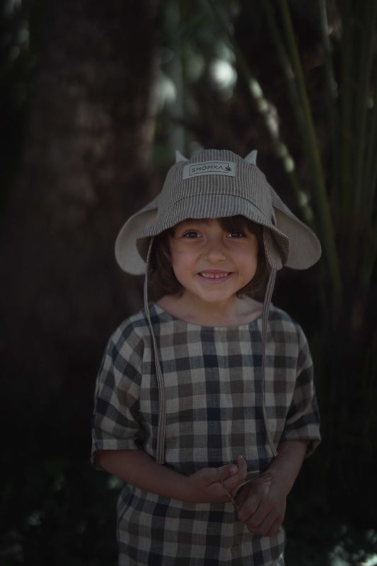 【オーダー会】'COW' LINEN HAT [SHOMKA] 【2026年4月中旬以降順次発送】