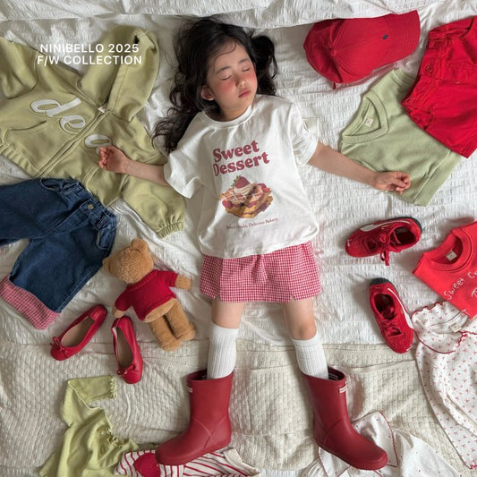 【予約販売】Sour check skirt [NINIBELLO] (26SS)【2026年2月下旬以降順次発送】