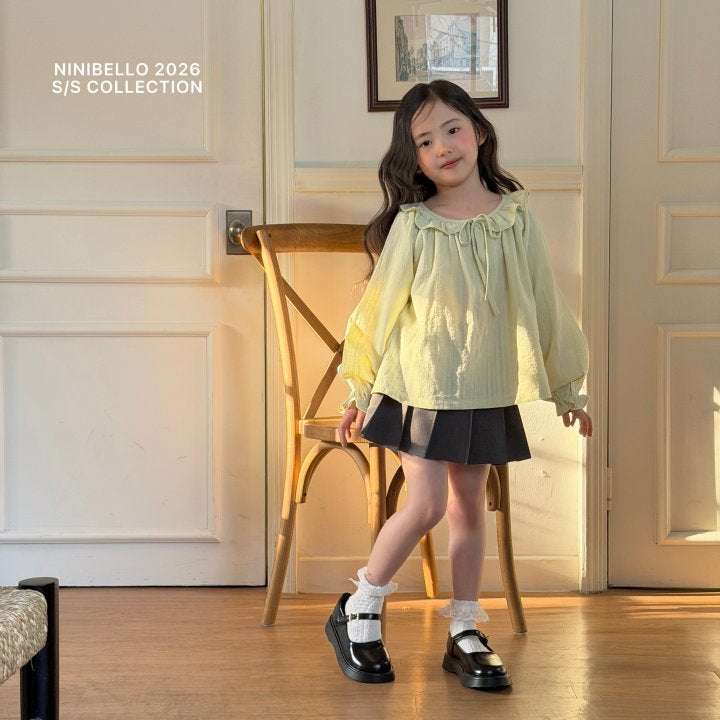 【予約販売】Blossom Blouse [NINIBELLO] (26SS)【2026年2月下旬以降順次発送】