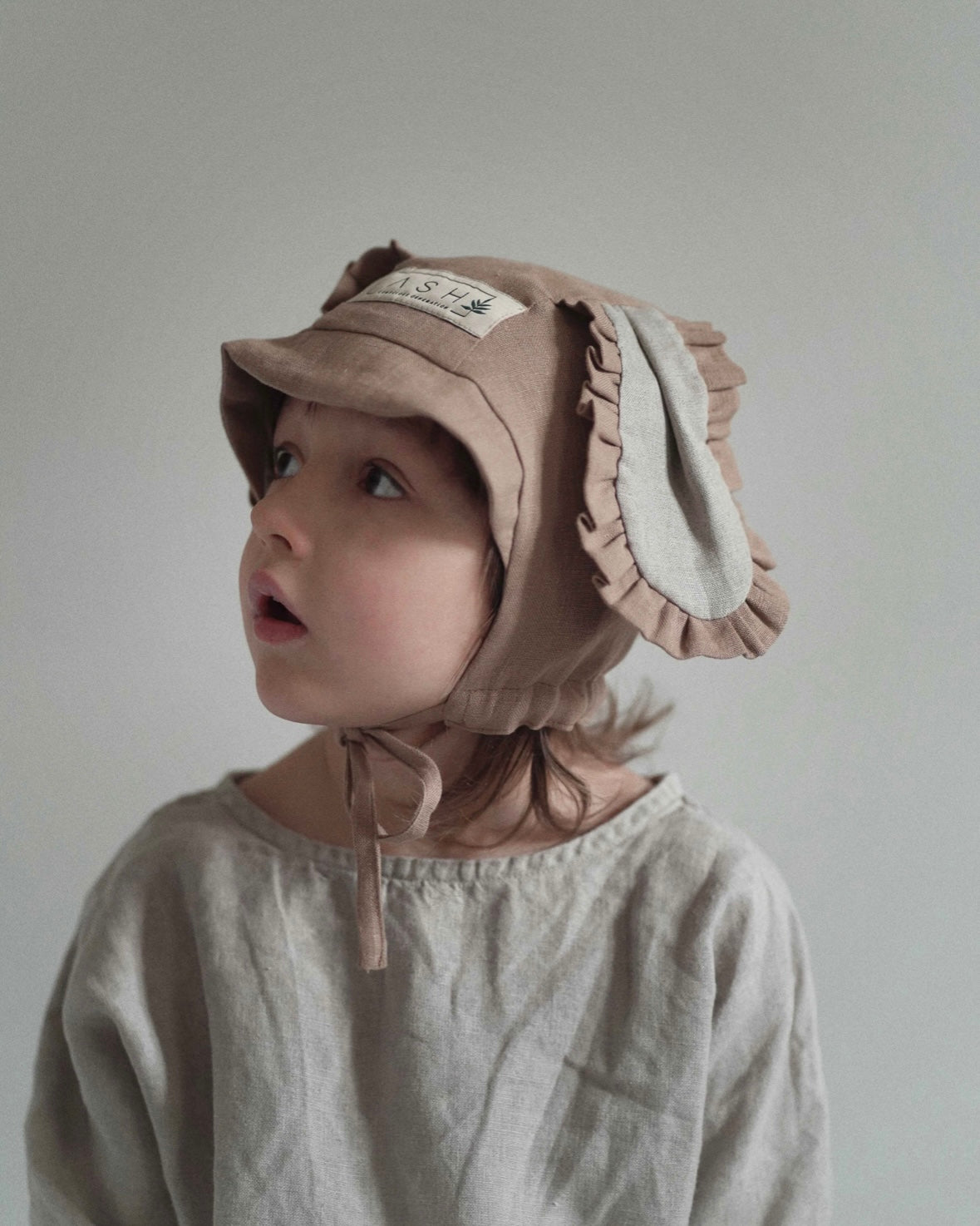 帽子 ash generation puppy bonnet 51 オーダー会】[ASH generation] PUPPY BONNET (linen) 【2024年5