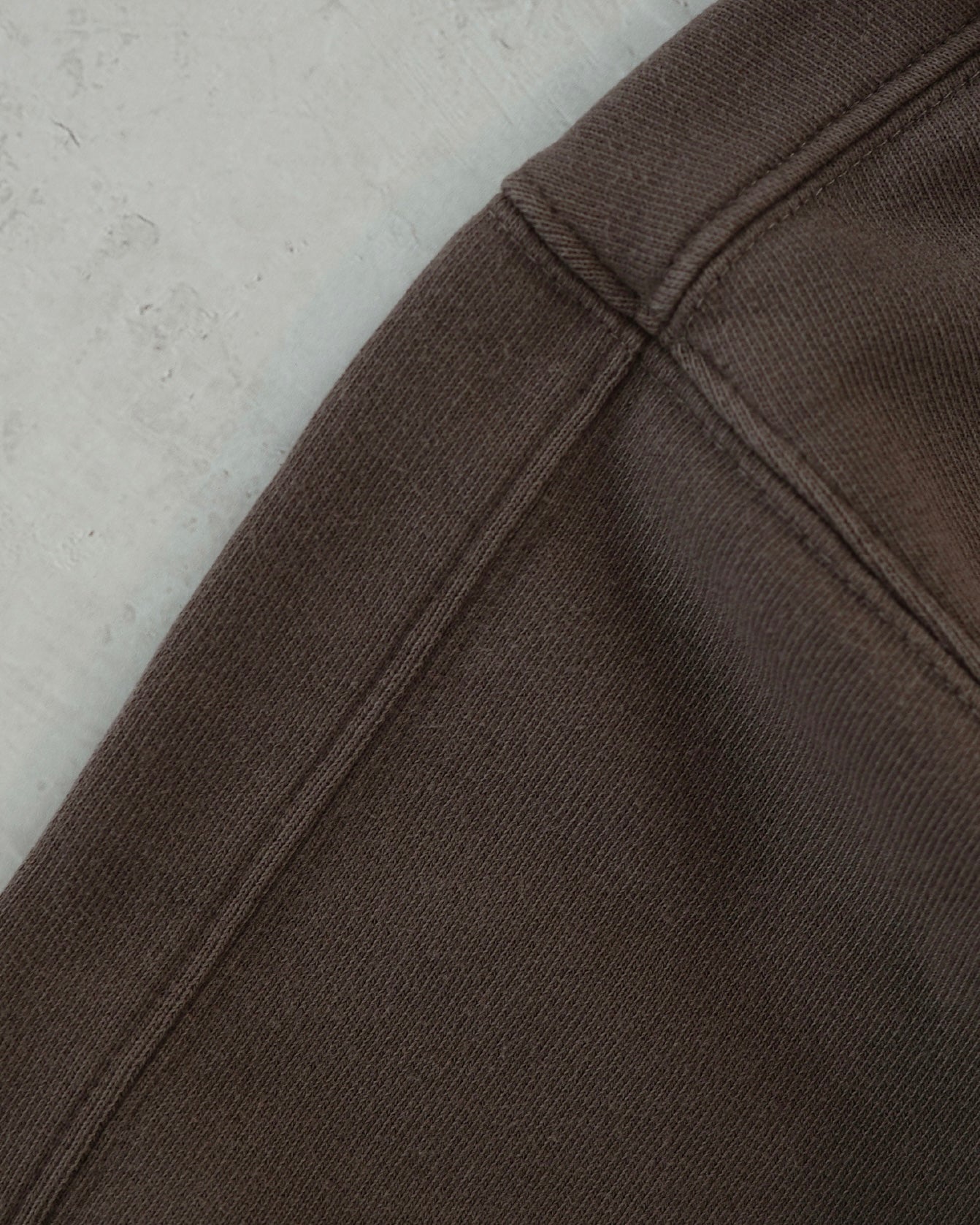 Organic French terry suit - Brown [EARTH THE ARCHIVE] (26AW)