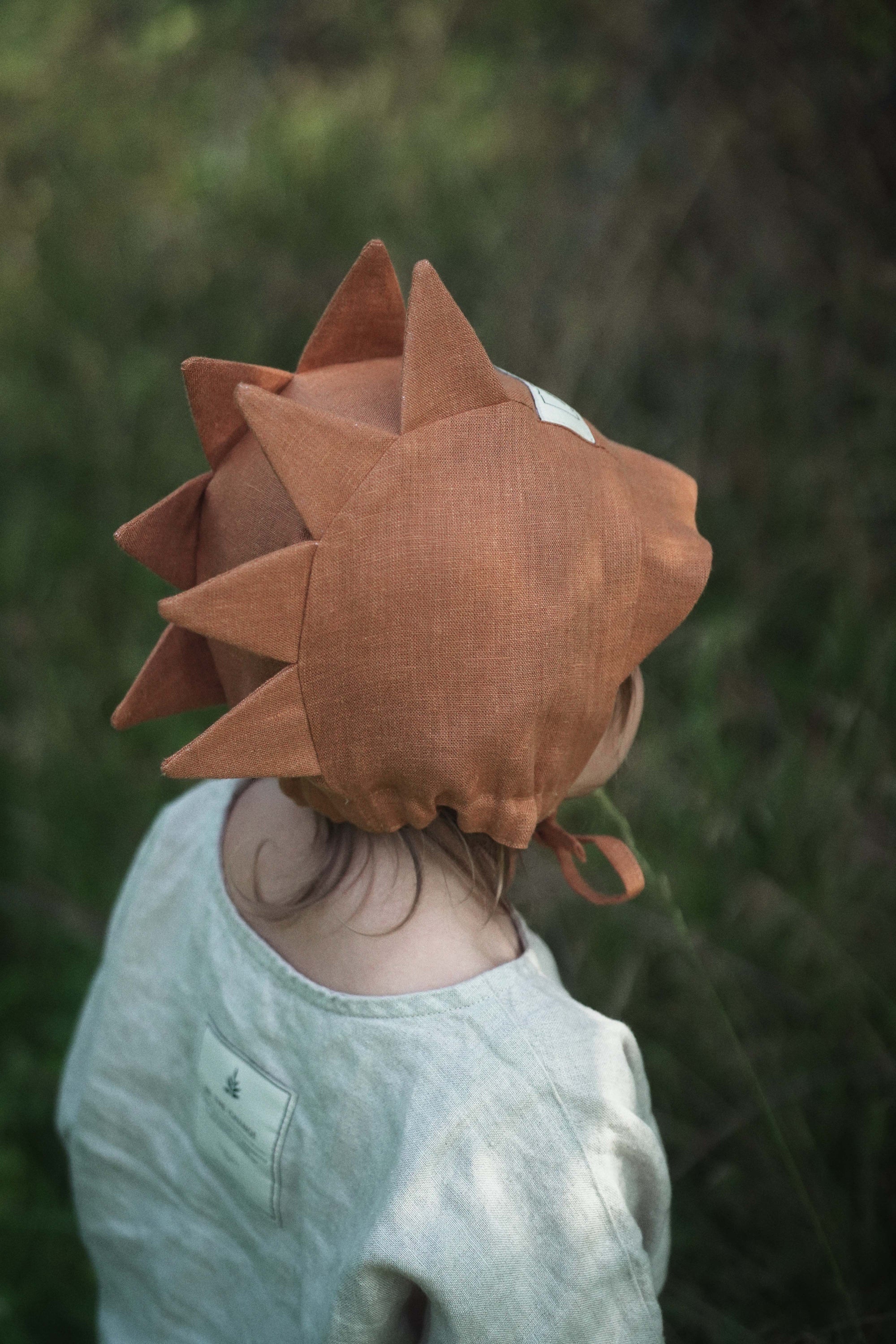【オーダー会】'CROCODILE' LINEN BONNET [SHOMKA] 【2026年5月下旬以降順次発送】
