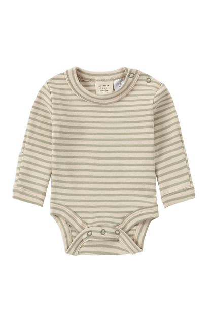 Classic Suit LS-Sage Stripe [SUSUKOSHI] (SS25)
