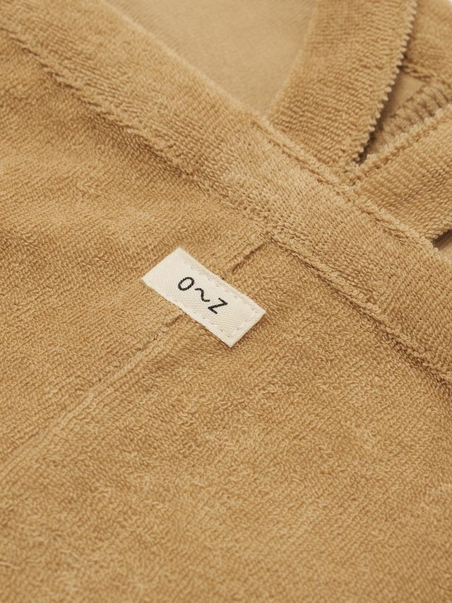 Wheat Terry Cropped Dungarees [organic zoo] (26SS)