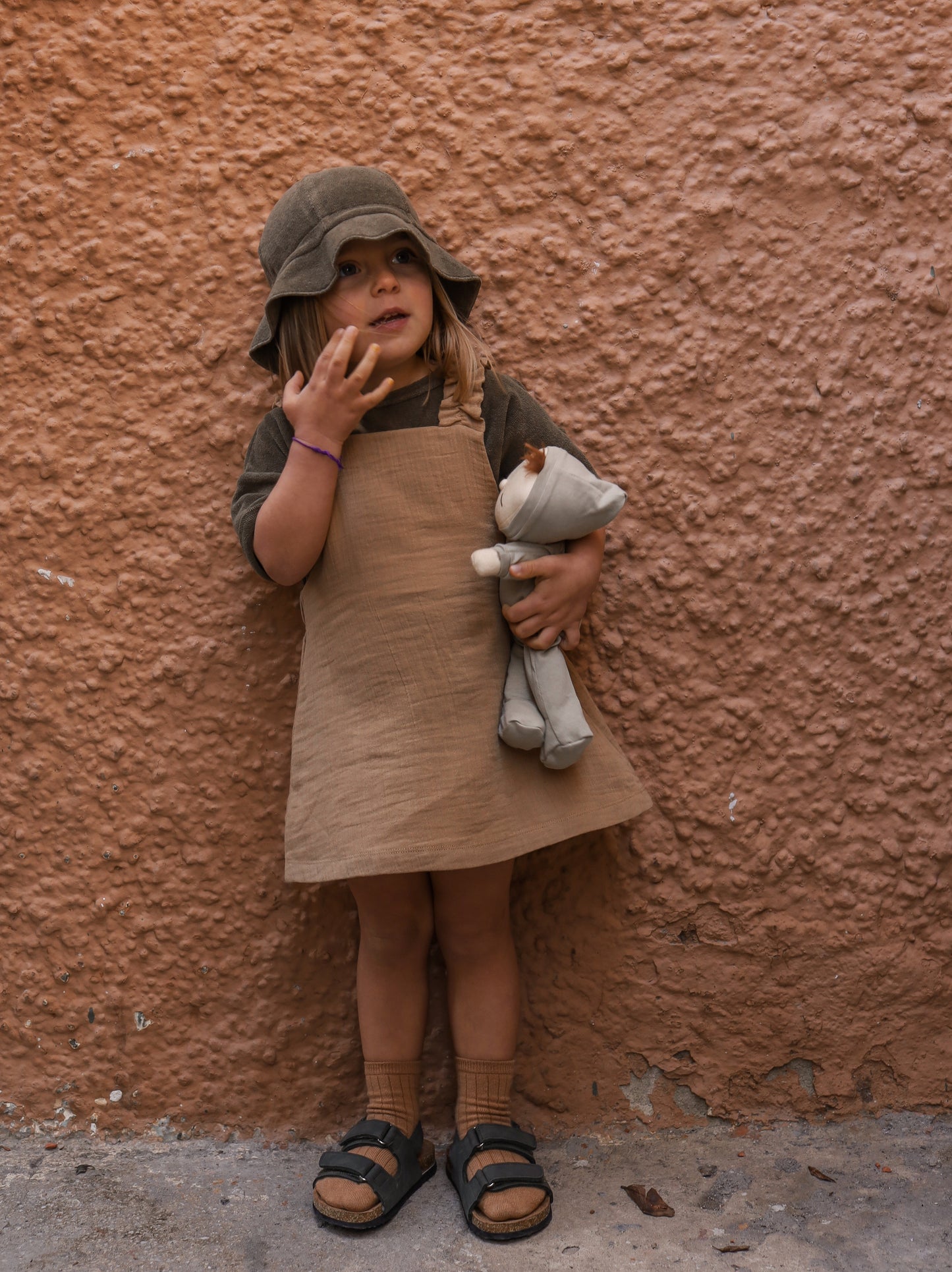 OLIVE TERRY SUN HAT [organic zoo]