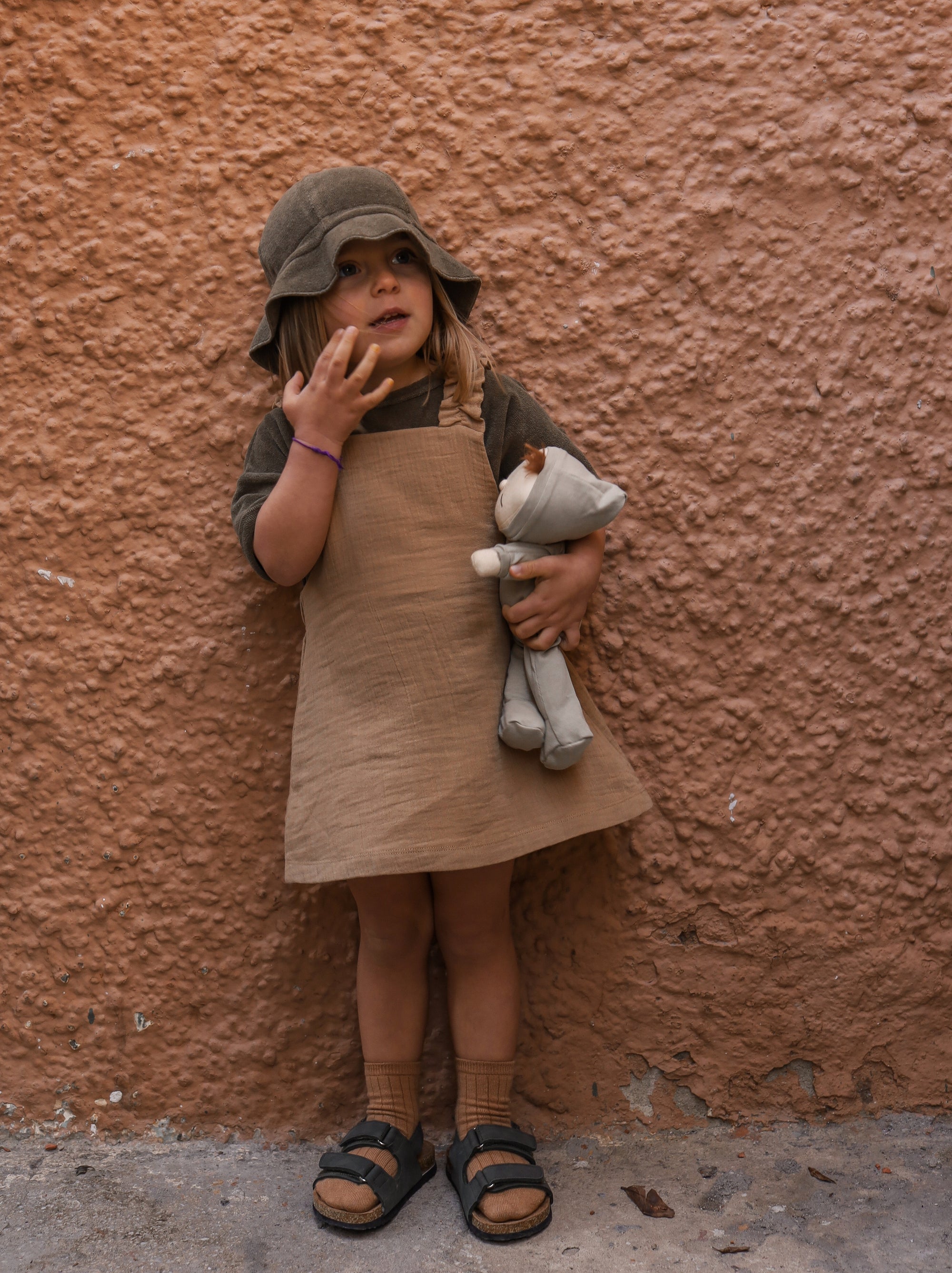 OLIVE TERRY SUN HAT [organic zoo]