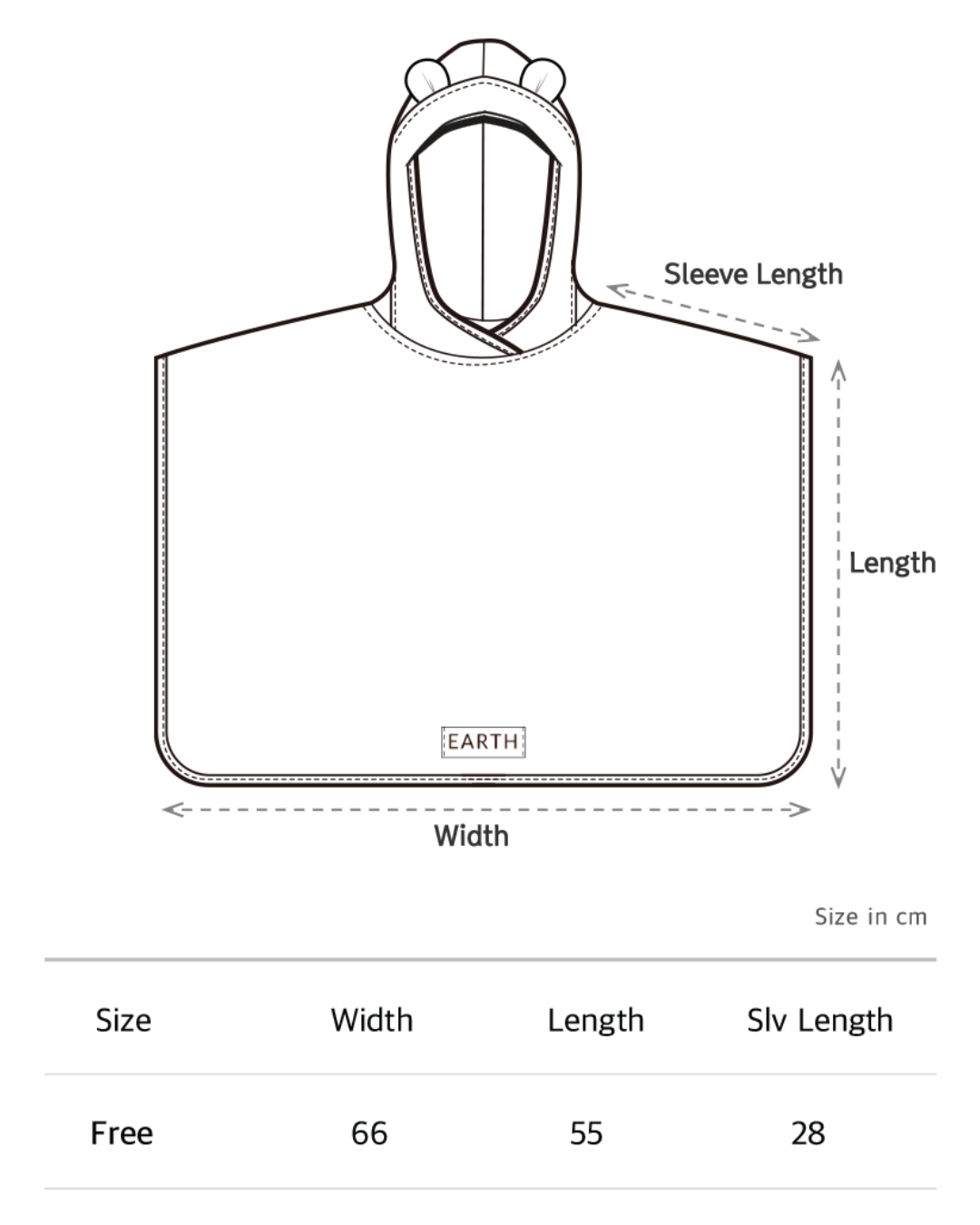Towel Poncho - Ecru Cream [EARTH THE ARCHIVE] (26AW)