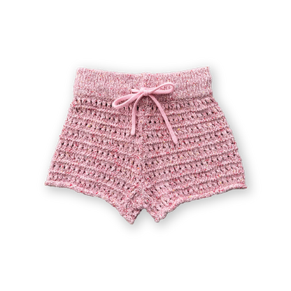 Summer Open-Knit Shorts - Blossom