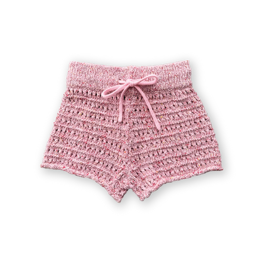 Summer Open-Knit Shorts - Blossom