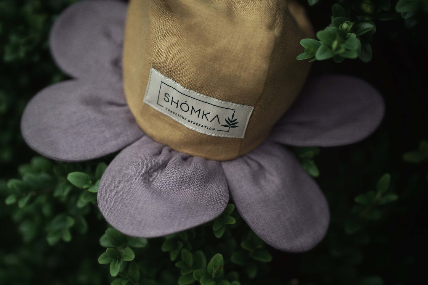 【オーダー会】'PANSY' LINEN FLOWER BONNET [SHOMKA] 【2026年4月中旬以降順次発送】