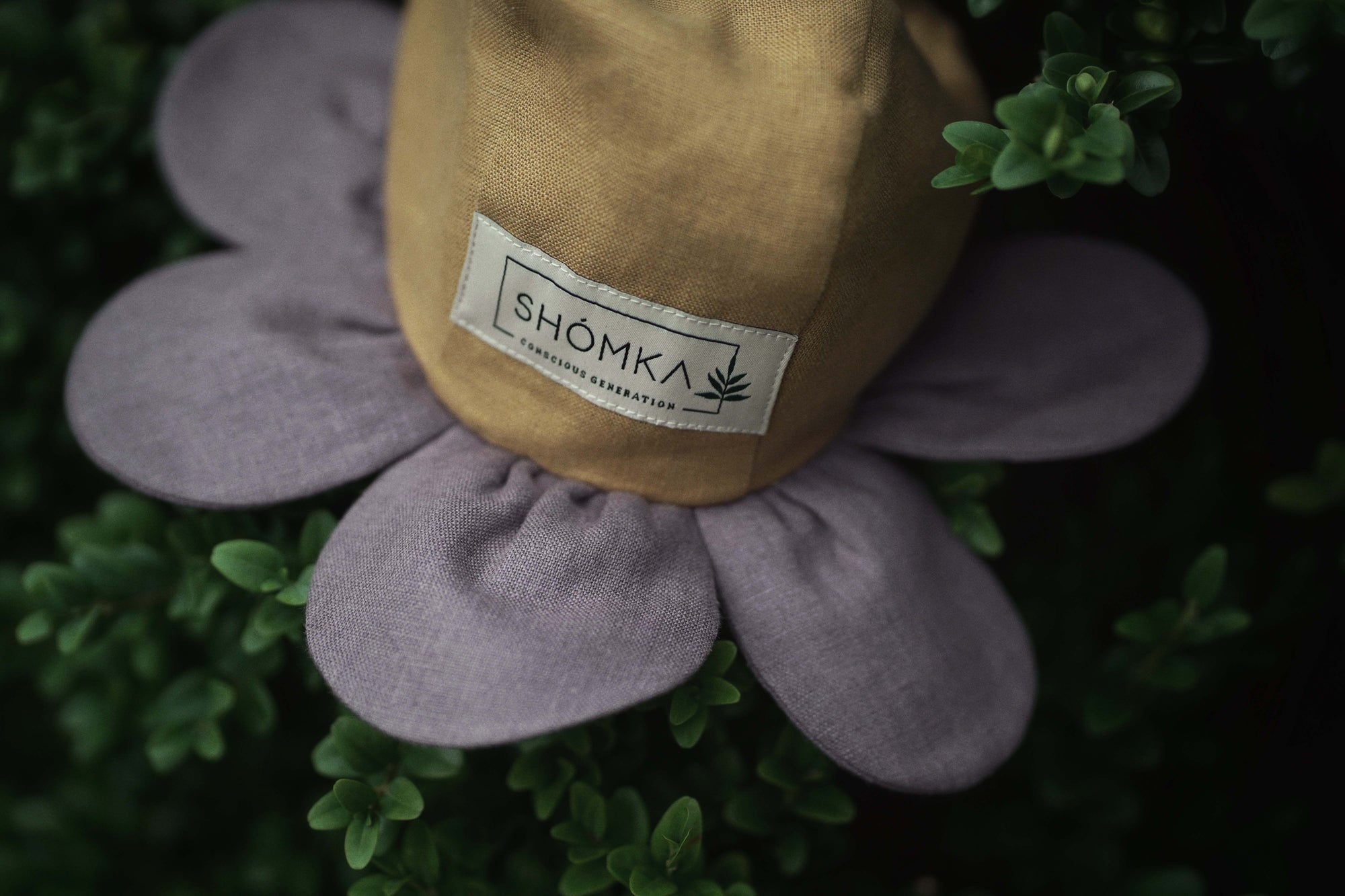 【オーダー会】'PANSY' LINEN FLOWER BONNET [SHOMKA] 【2026年5月下旬以降順次発送】