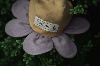 【オーダー会】'PANSY' LINEN FLOWER BONNET [SHOMKA] 【2026年4月中旬以降順次発送】
