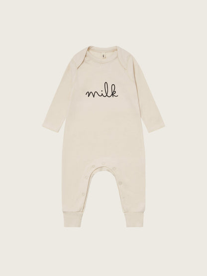 O~Z UNDYED MILK PLAYSUIT [organic zoo]