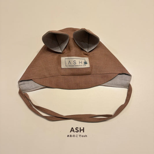 [ASH generation] squirrel bonnet (straight) / cocoa