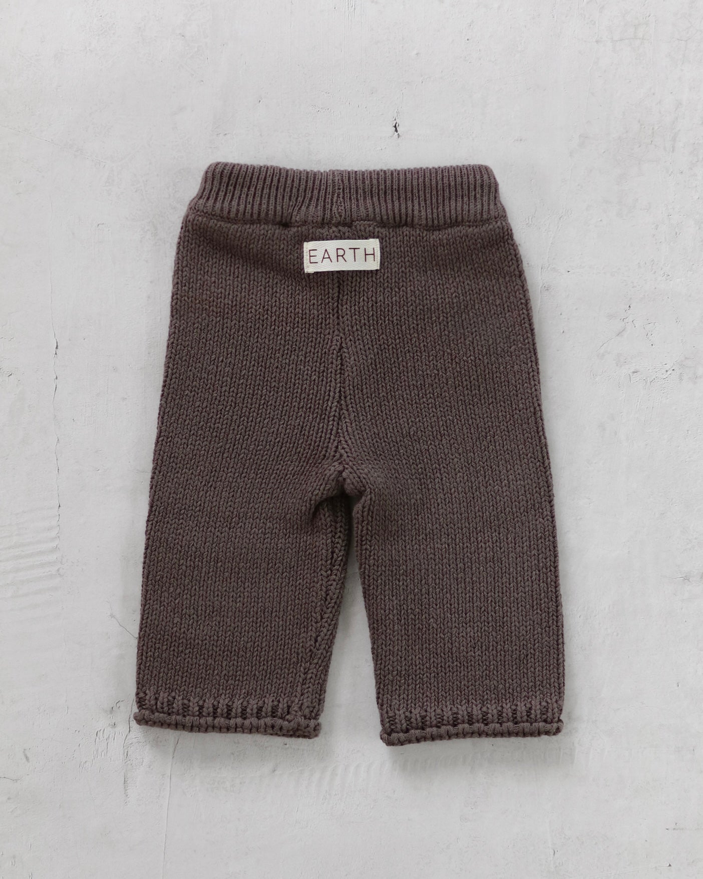 Knit bottom - Brown [EARTH THE ARCHIVE] (26AW)