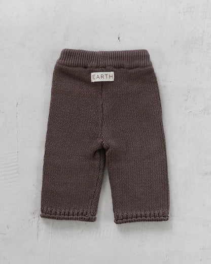 Knit bottom - Brown [EARTH THE ARCHIVE] (26AW)