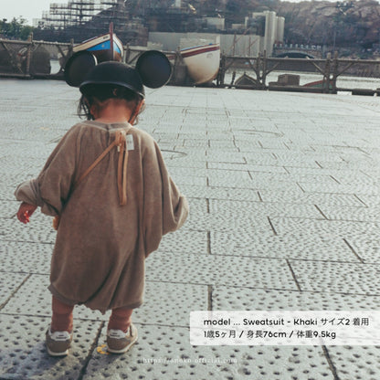 【26年11月オーダー会】 Baby Sweatsuit [EARTH THE ARCHIVE] (全5色) 【2026年3月上旬以降お届け予定】