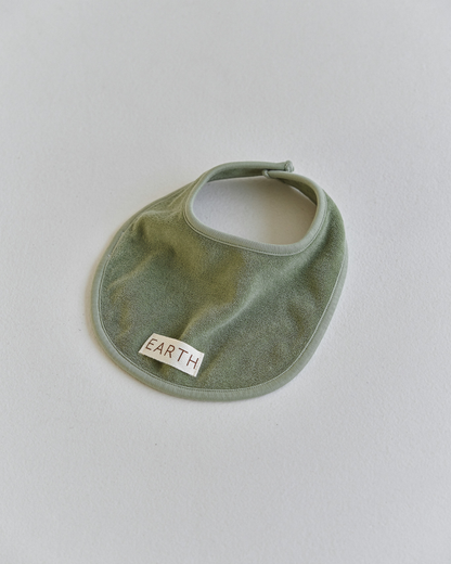 Organic Bib - Green [EARTH THE ARCHIVE] (26AW)