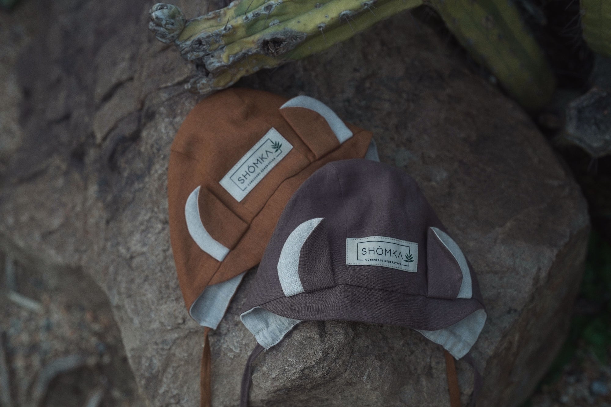 【オーダー会】'CAMEL' LINEN BONNET [SHOMKA] 【2026年5月下旬以降順次発送】