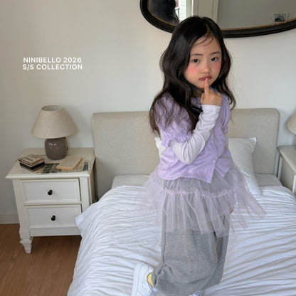 【予約販売】ballerina tutu tee [NINIBELLO] (26SS)【2026年2月下旬以降順次発送】