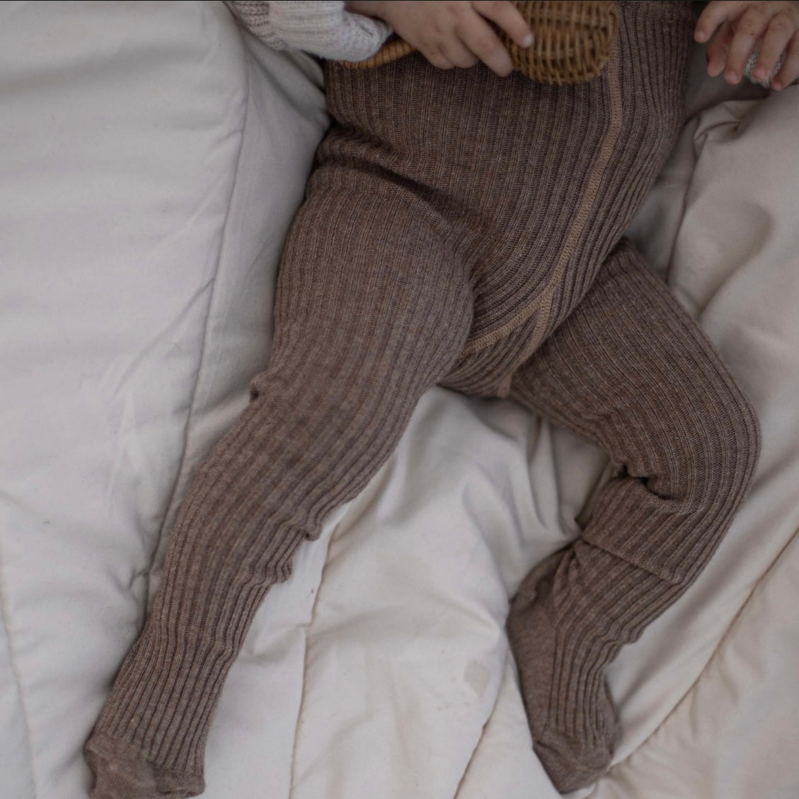 Hippy Footed Tights With Braces - Cocoa Blend [SILLY Silas]