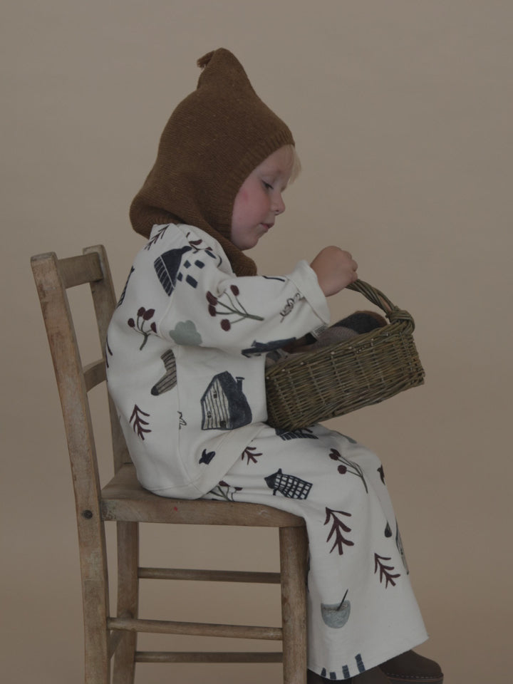 CHESTNUT BALACLAVA [organic zoo] (25AW)