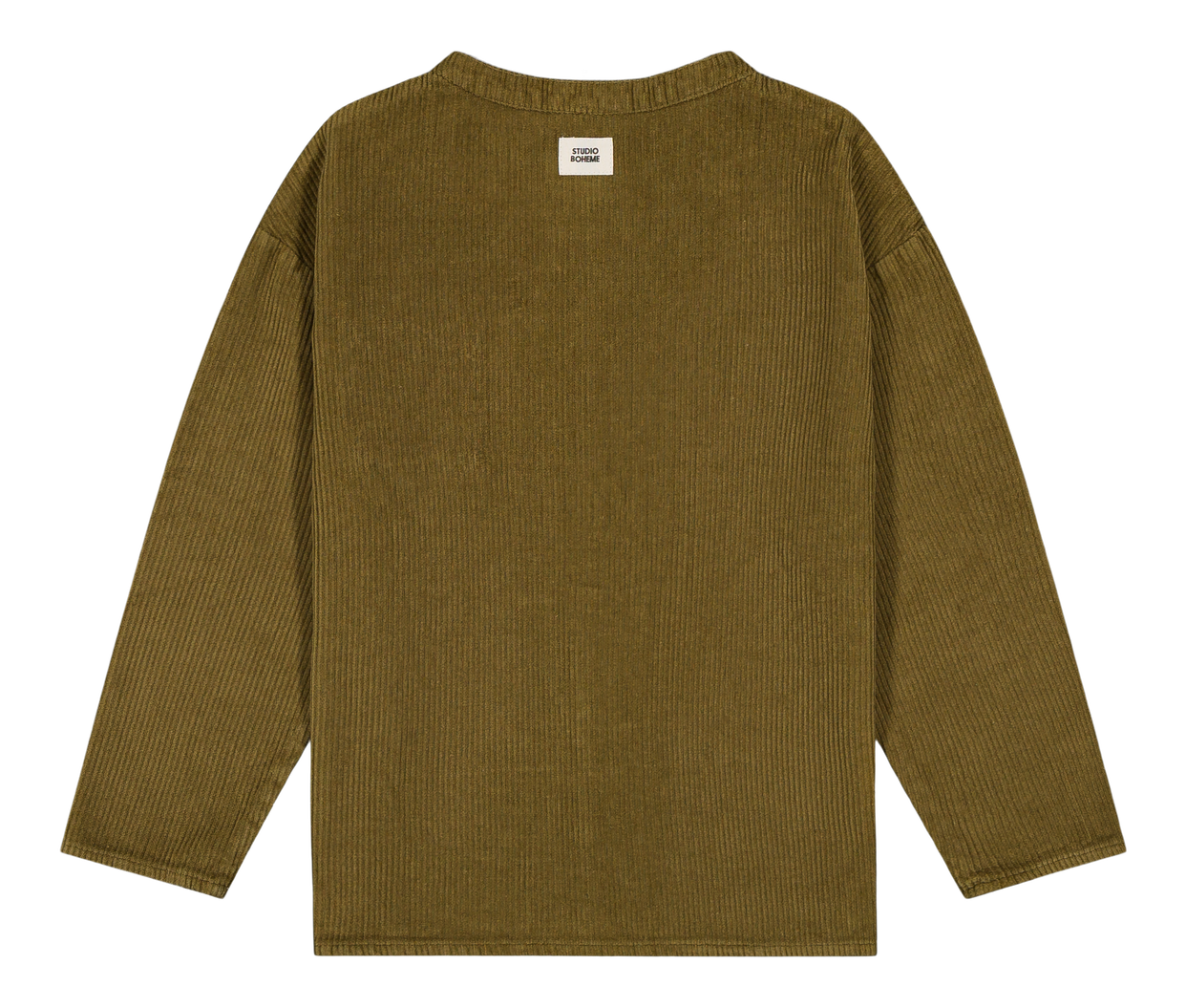 JIM SHIRT - GREEN NUTRIA [STUDIO BOHEME] (25AW)
