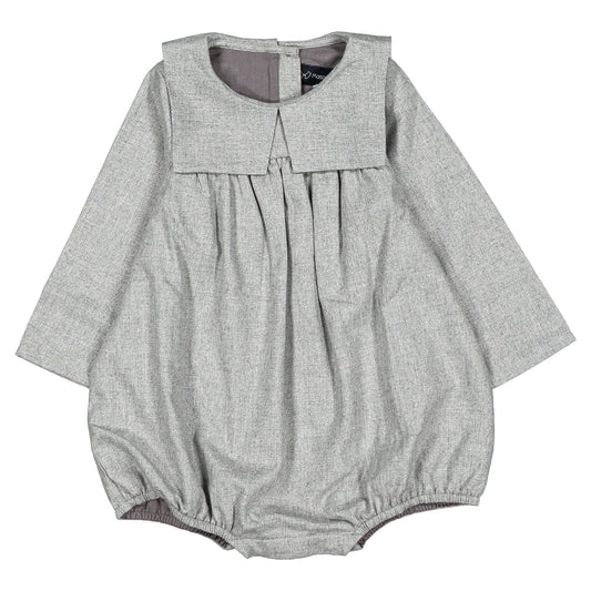 【オーダー会】 Romper BOULBI - flannel gray [Maison Marelle](25AW Drop1) 【2025年12月中旬以降発送予定】