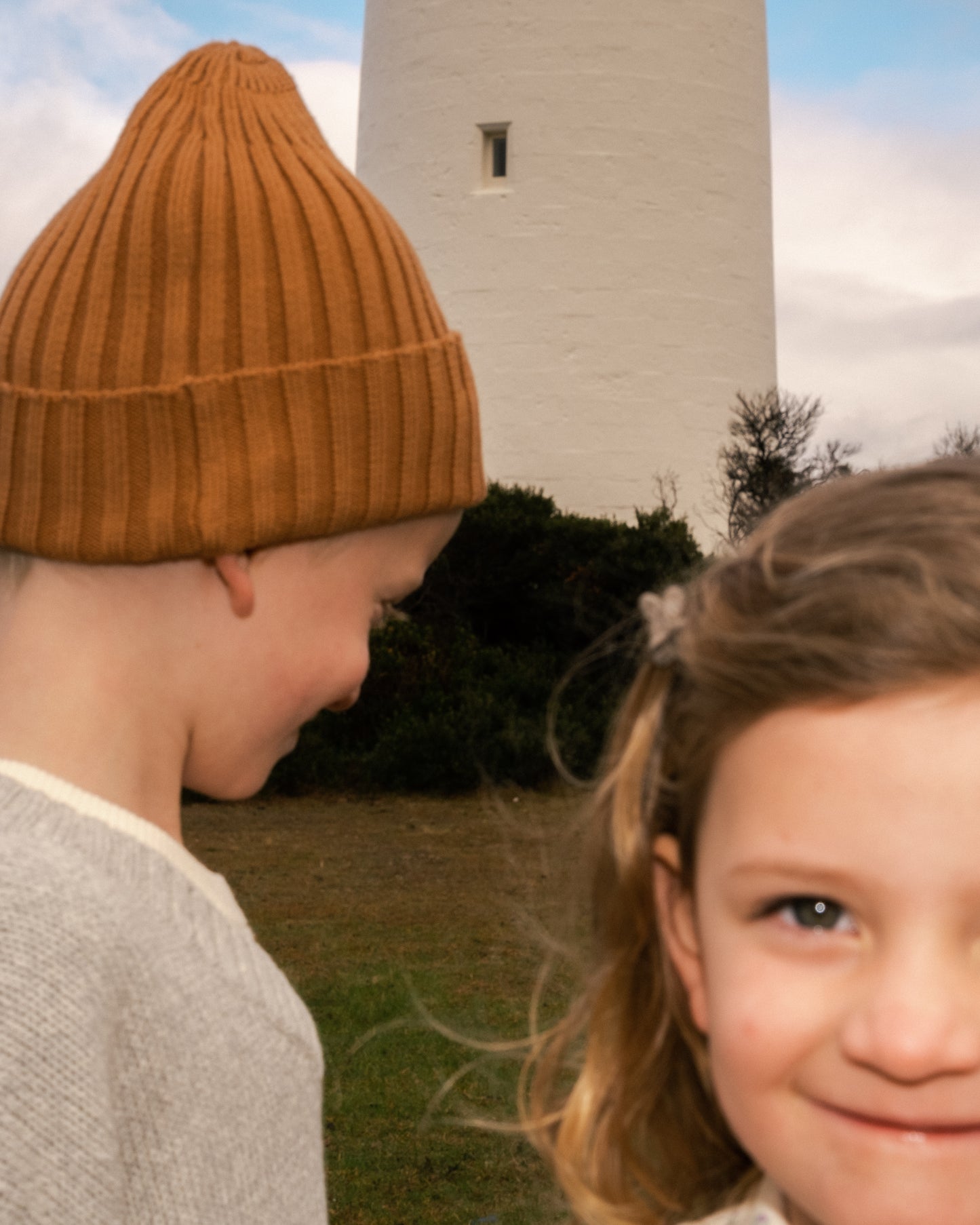 Ribbed Pixie Beanie - Toast [GROWN](25KIDS CLUB)