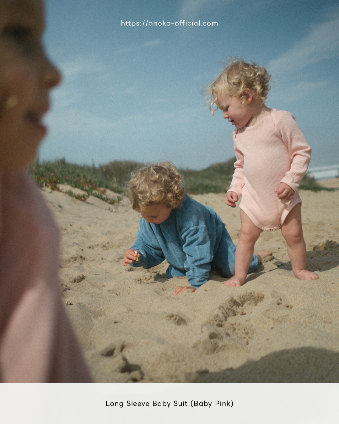 Longsleeve baby suit - Cotton Lavender [EARTH THE ARCHIVE] (26AW)