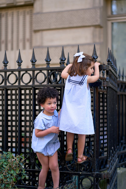 Dress LUCO - ice blue stripes [Maison Marelle] (26SS)