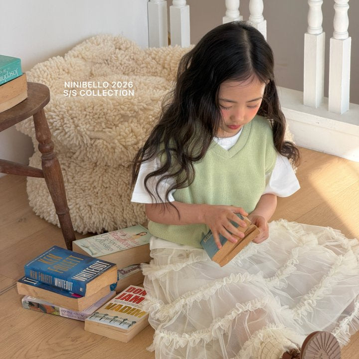 【予約販売】Mille-feuille skirt [NINIBELLO] (26SS)【2026年2月下旬以降順次発送】