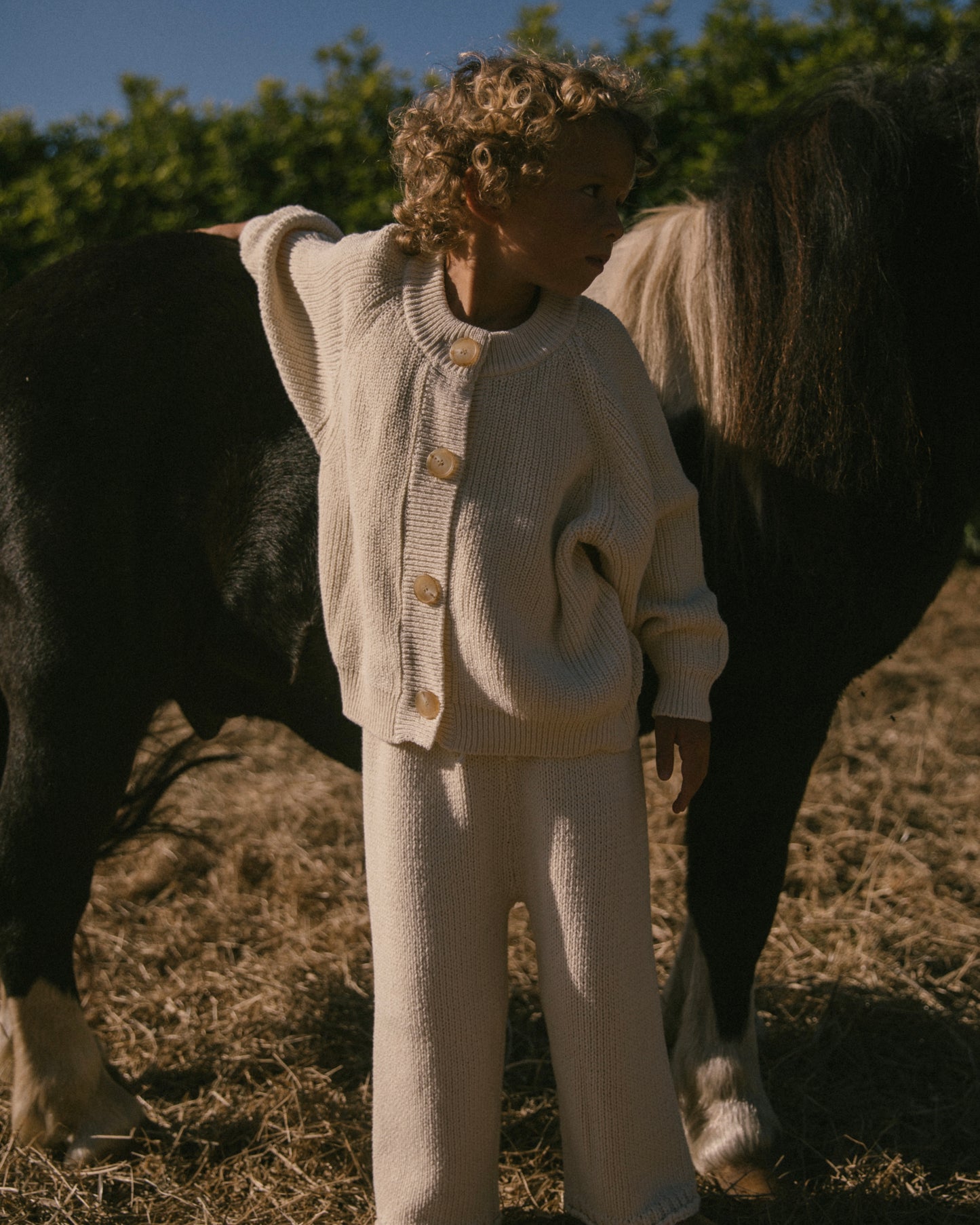 Knit bottom - Light Olive [EARTH THE ARCHIVE] (26AW)
