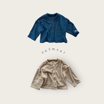 【予約商品】terry cardigan [Oatmeal] (26SS)【2026年3月中旬以降順次発送】