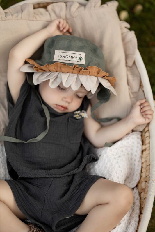 【オーダー会】'DAFFODIL' LINEN FLOWER HAT [SHOMKA] 【2026年4月中旬以降順次発送】