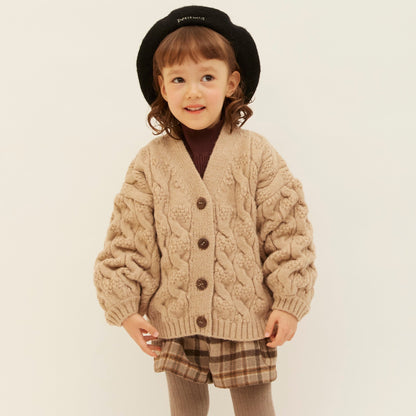 Knit T11 Cardigan - Brown