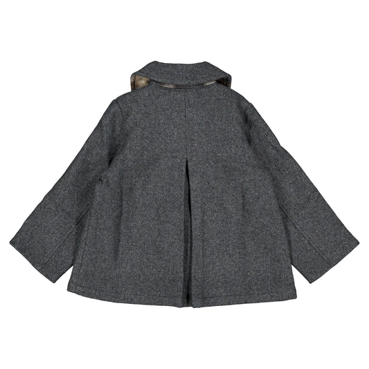 Coat VERNEUIL - gray mostly wool [Maison Marelle](25AW Drop1)