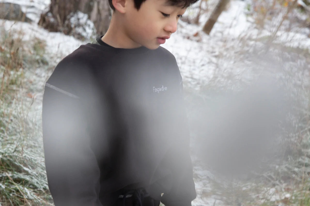 Chunky Sweatshirt - Black [Façade](26AW)drop1