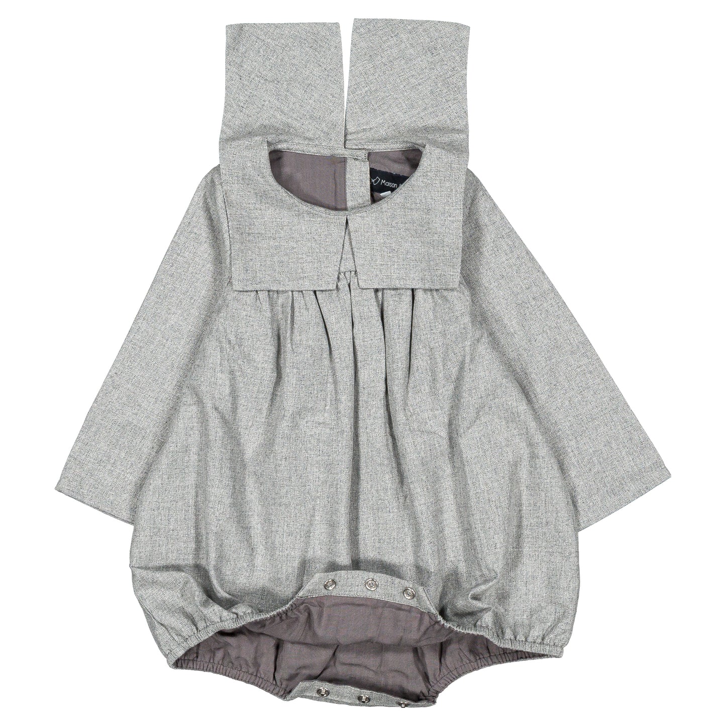 【オーダー会】 Romper BOULBI - flannel gray [Maison Marelle](25AW Drop1) 【2025年12月中旬以降発送予定】